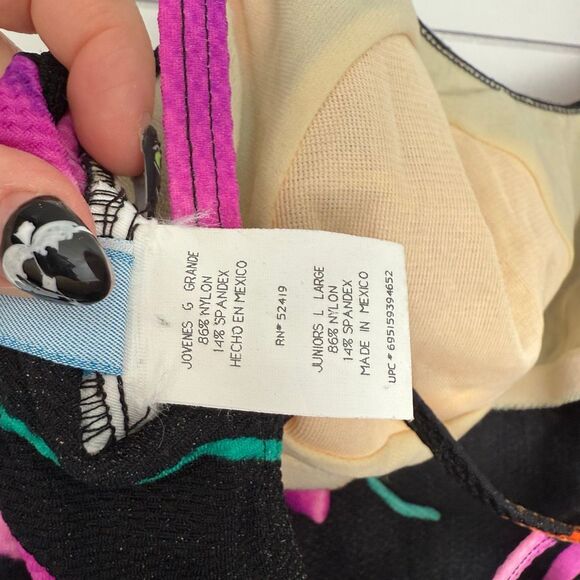 Sessa Women’s Large Floral One Piece Swim - Picture 5 of 6